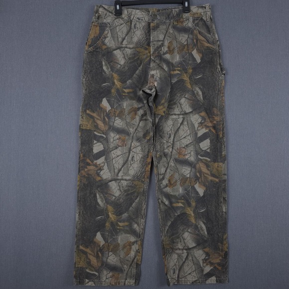 Carhartt Other - Carhartt Camo Carpenter Pants Mens 38x32 (Fits 35x31) Realtree Hardwoods B158 CM